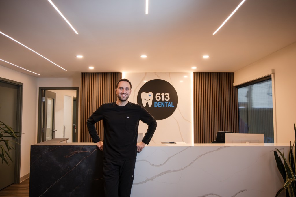 613 Dental front desk and dentist
