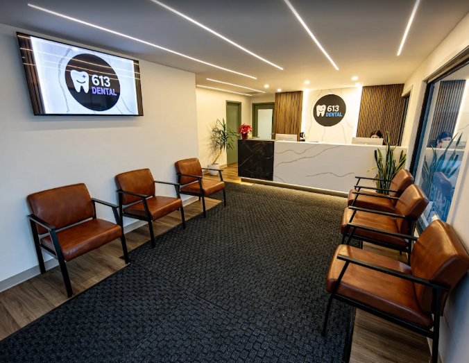 waiting room and front desk